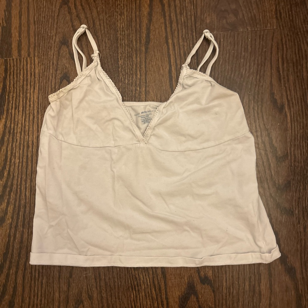 Brandy Melville White Lace Cami